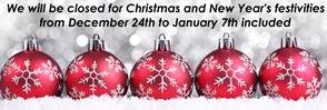 CHRISTMAS HOLIDAYS 1
